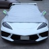 carpart2021 For Corvette C8 2020-2025 Half Car Cover Satin Stretch
