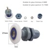Qikuver Shower Cubicle Rollers, Sliding Door Rollers, Replacement Parts, Shower
