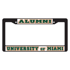 Miami Plate_Frame (BLK Plate Frame Miami Alumni (23522))