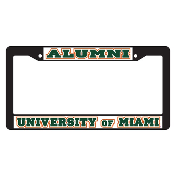 Miami Plate_Frame (BLK Plate Frame Miami Alumni (23522))
