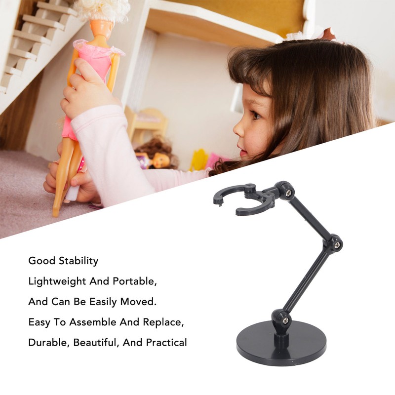 10 Sets Doll Stands Display Holders Action Figure Stand Mini