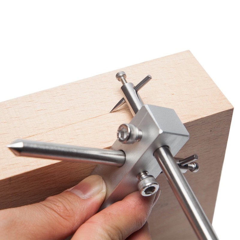 Cowryman Multifunction Marking Gauge Marking Center Finder Scribing Compass