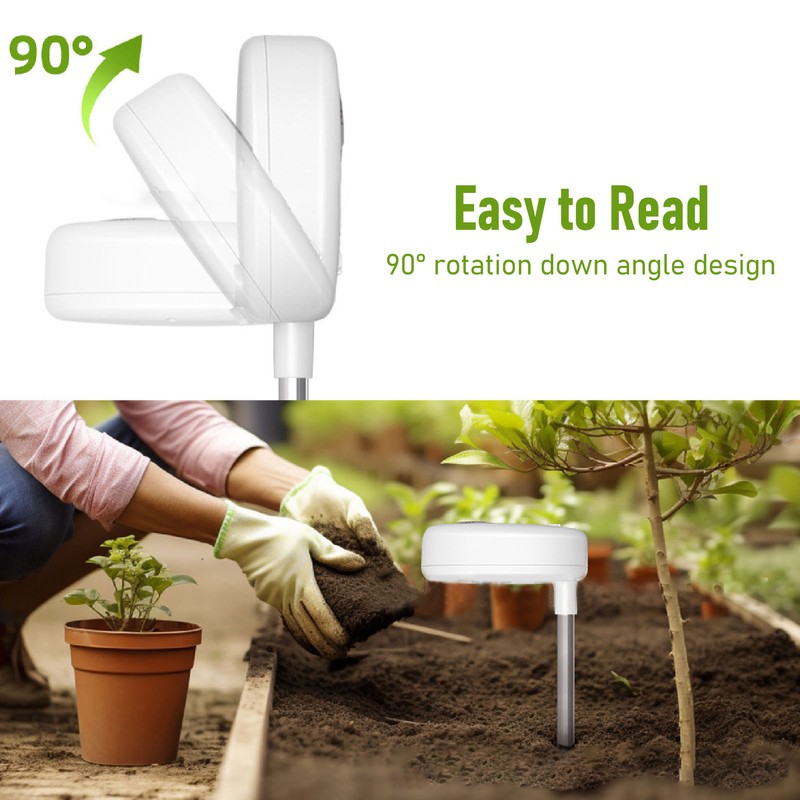 Soil Meter 4 in 1 High Accuracy PH Light Fertility