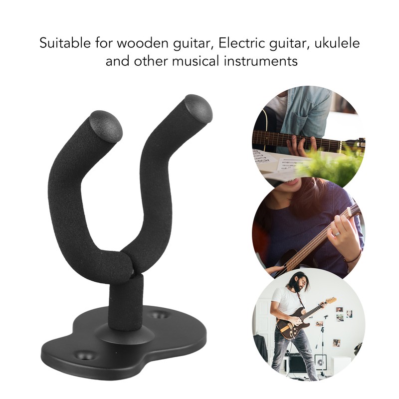 Guitar Hanger Metal Sponge Strong Load Bearing Universal Ukulele Guitar