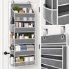 Hanging Storage Organizer for Behind-Door Use – Anti-Tilt Multi-Pocket Shelf