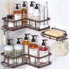 YASONIC Shower Caddy Corner, 3-Pack Adhesive Rustproof Stainless Steel Shower