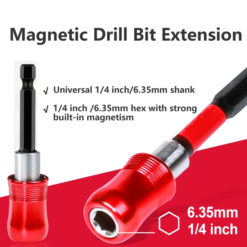40 pcs Impact Screwdriver bit Set with Rugged housing, S2