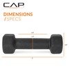 CAP Barbell 2 LB Neoprene Dumbbell Hand Weights - Pair