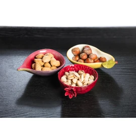 Abbott Collection Small Pomegranate Shaped Bowl - Ceramic (4.5" L)