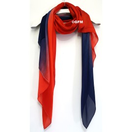 GFM® Silky Satin Chiffon evening Scarf Shawl (TTSLKCHF-20-GHNLVLL)