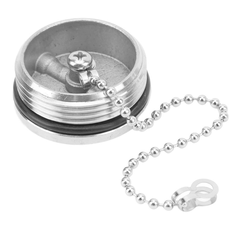 Marine Gas Cap, Resistant Polished Boat Fuel Cap Beautiful Stainless
