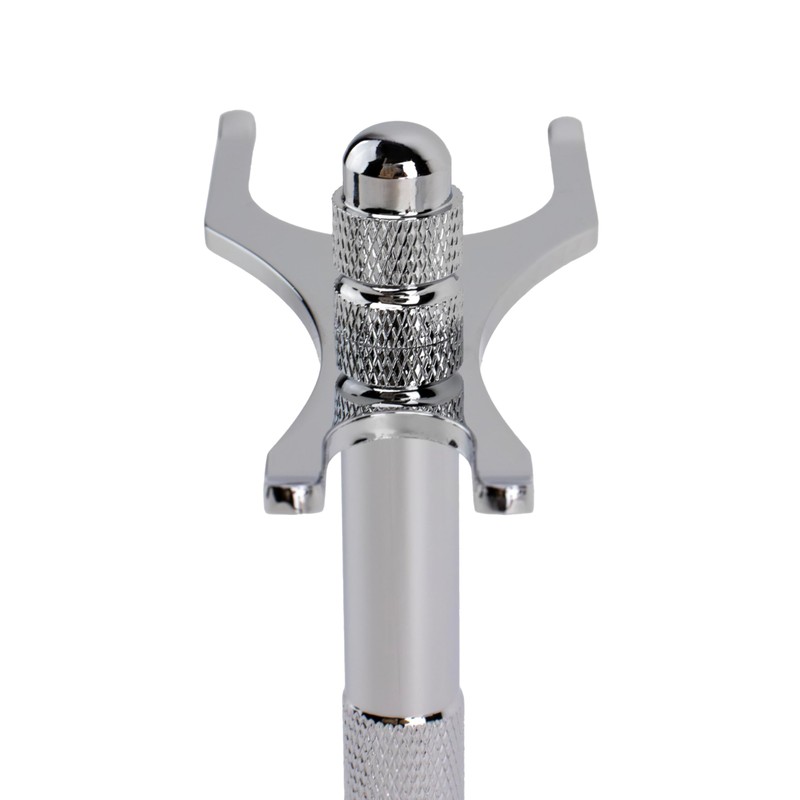 TYSR Roché Chrome Stand For Safety Razor And Brush
