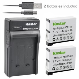 For GoPro Battery&SLIM USB Charger for GoPro HERO4,GoPro AHDBT-401,AHBB