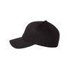 Yupoong Mens Athletic Fitted Baseball Cap, Black, Large-X-Large US