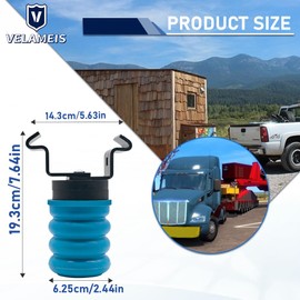 V VELAMEIS TSS-107-40 Trailer Auxiliary Spring Air Helper Springs Left/Right Mount On Trailer Leaf Spring Assemblies for Trail Axle Blue