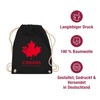 Vintage Gym Bag with Writing “Canada, Not Just Colder, Cooler”
