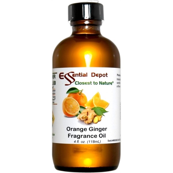 Orange Ginger Fragrance Oil - 4 oz - Supplied in