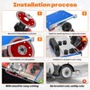 45° Tile Chamfering Tool with 4Pcs Diamond Saw Blades, Angle
