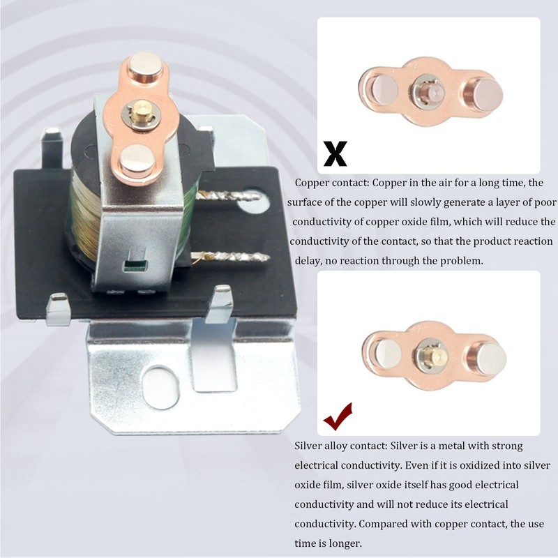 12V High Current Starter Relay 80 AMP Car Starter Power