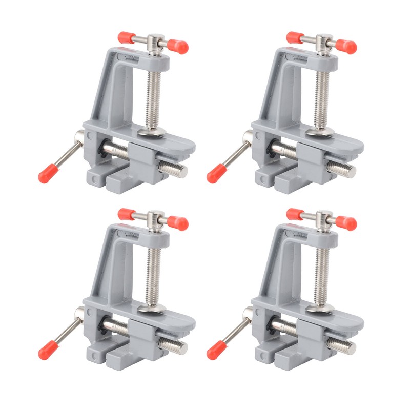 4PCS Portable Mini Table Clamp Aluminum Alloy Mini Bench Vice
