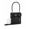 TSA Approved Luggage Lock with Hidden Tracker Compartment, 3 Digit