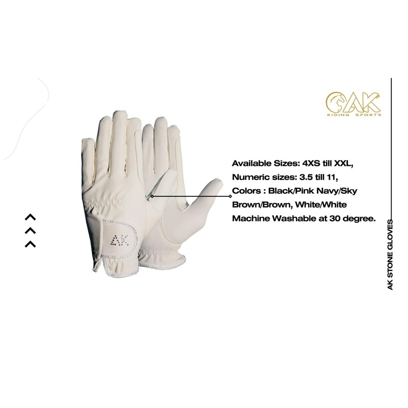 AK Horse Riding Gloves Ladies, Men & Kids Equestrian Gloves