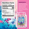 50 Butterfly Candy Bracelets, Novelty Pastel Candy Bracelets with Butterfly