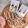 Viredelo Polymer Clay Cutters for Earrings Making - 12 Shapes