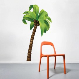 Prime Decals Palm Tree Wall Mural Decal Removable Coconut Trees Vinyl Beach Art Ocean, a78 - 82"x42"