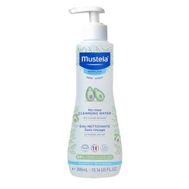 Mustela Agua limpiadora para bebés, agua micelar sin enjuague, con aguacate natural y aloe vera, para cara, cuerpo y pañal del bebé, paquete de 1 o 2 unidades, varios tamaños