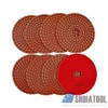 Professional 4"/100mm Wet Polishing Pads for Marble Granite 8pcs #400