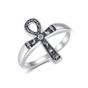 Ankh Rings for Women Sterling Silver Egyptian Jewelry for Women,
