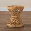 Baxton Studio Seville Modern and Contemporary Natural Finished Rattan End