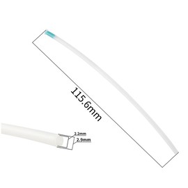 HOUSON 10-Piece V-Brake Inner Hose with Reinforced Walls & Swiss Lubricant - 2.2mm Inner Diameter for MTB/Road Bike/Folding Bike (115.9mm Length) - Cuttable