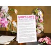 Woukaup God's Love Bible Story - Present Passing Games Sign