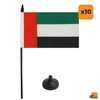 AZ FLAG - 10 UAE Emirates Table Flags - 15