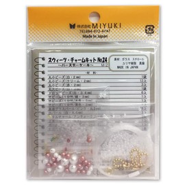 ミユキ(Miyuki) ビーズキット ビーズで作るキュートな立体チャーム スウィーツチャーム No.24 バースデーケーキ