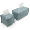 Tissue Box Dispenser Paper Storage Holder Napkin Case Organizer PU