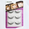 Musegetes 3D False Eyelashes, Popular Black Natural Axis Soft Core