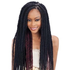 Freetress Equal Synthetic Hair Braids Havana Twist Style Cuban Twist 16" (1)