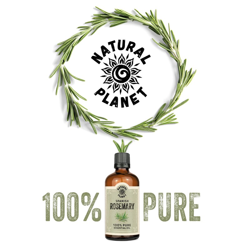 Natural Planet Rosemary Oil 100% Pure & Undiluted Natural Essential