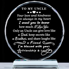 YWHL Regalos para tío de sobrina sobrina a mi tío recuerdos, regalos para tío que tiene todo para cumpleaños, día del padre, regalos significativos de Navidad, día de Acción de Gracias, tío