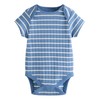 NEXT 5 Pack Short Sleeve Baby Bodysuits, blue, 3-6 months