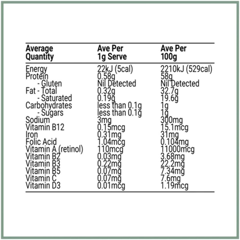 Melrose Origins Nose To Tail Multi (Grass Fed Organs 1000mg: