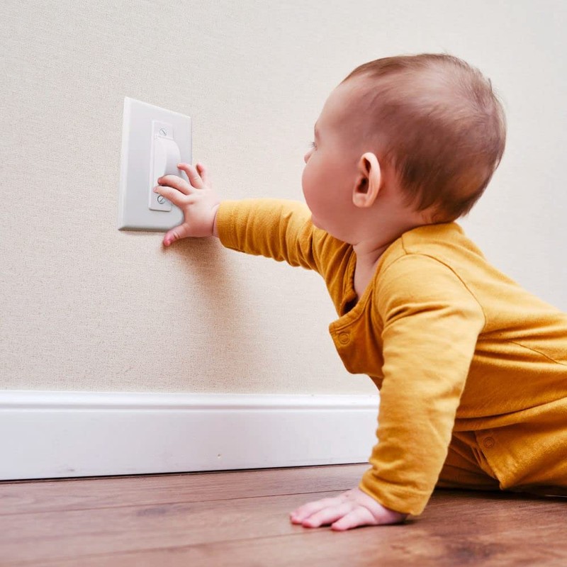 Wall Switch Guard, ILIVABLE Childproof Light Switch Plate Covers Protects
