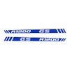2 Reflective Stickers Compatible with Motorcycle R 1200 GS Adventure