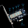 GLOTRENDS M.2 PCIe X1 Conversion Adapter Card with M.2 Screws