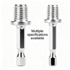 hhfvvda 4 Pcs Silver M10+M14 Woodworking Hex Socket Adapter Set
