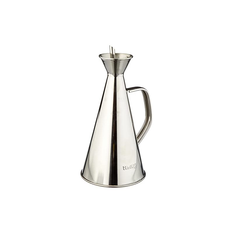 Ibili 731705 Oil Bottle, Stainless Steel, Volume 500 ml, Yellow