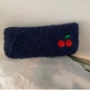 SAKUSHO Plush Zippered Pen Case, Tool Case, Fluffy, Multi-Functional, Large-Capacity,